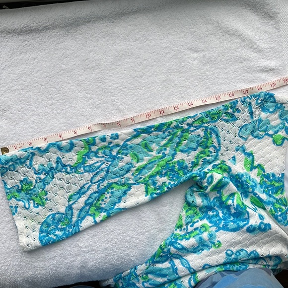 Lilly Pulitzer Size Small Blue/Green/White Dress - Picture 4 of 7